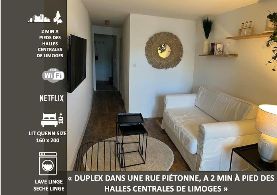 Superbe Duplex Hypercentre Dans Une Rue Pietonne Лимож Экстерьер фото